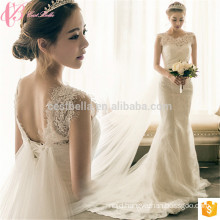 Lace Patch Shanghai Ivory Satin Lace Wedding Dress Bridal